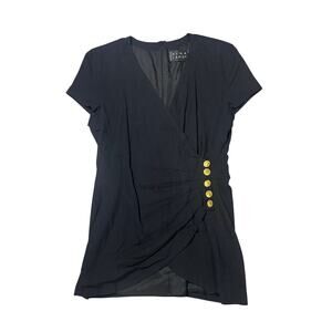 Rena Lange Vintage Black Tunic Top / Dress